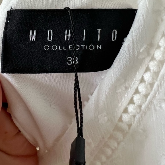 BRAND NEW Mohito White Dress in Size Small - Picture 2 of 3